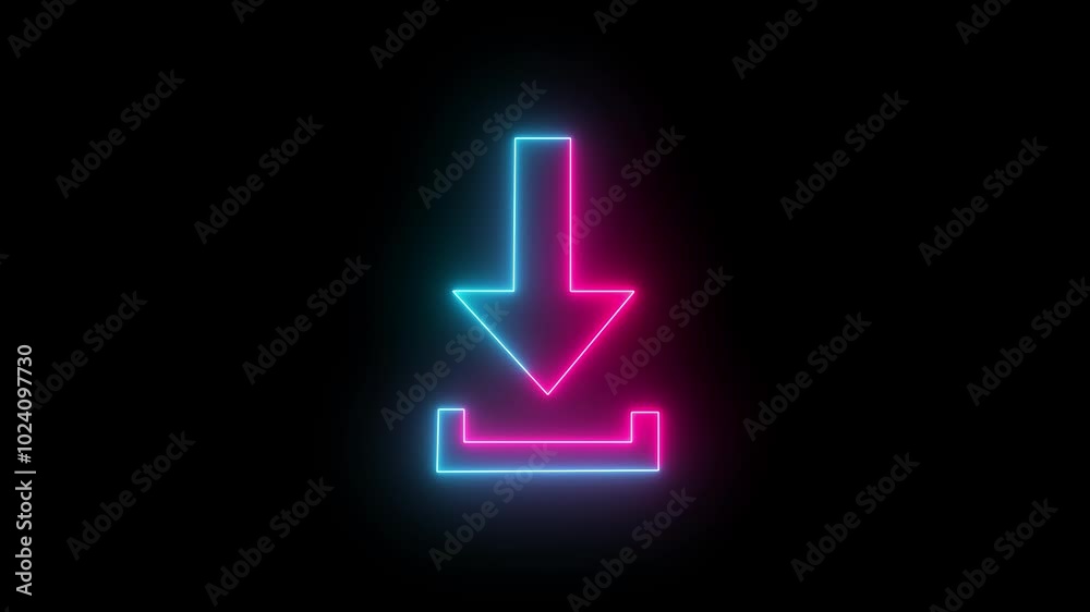 Neon download button icon. cyan and pink saber glowing neon download sign. neon download button icon. glowing neon download sign Neon download button icon. cyan and pink saber glowing neon download sign. neon download button icon. glowing neon download sign