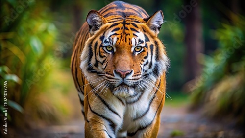 Intense stare of a tiger