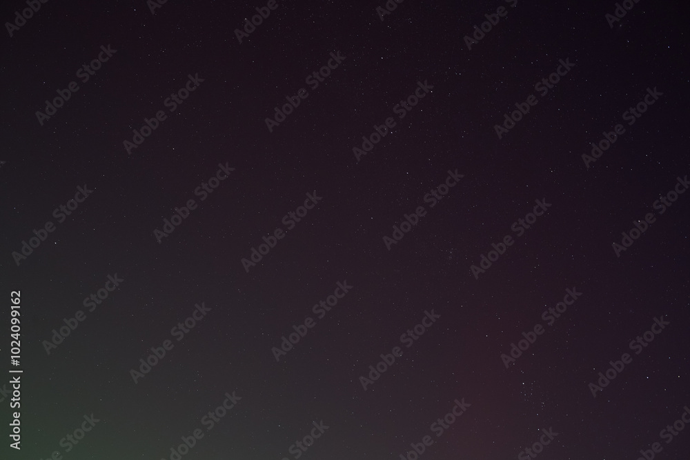 Obraz premium Night sky aurora photograph. Colorful northern lights landscape. 
