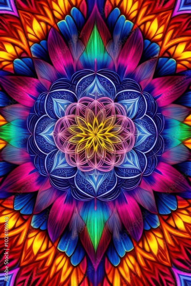 colorful Flower of Life wallpaper colorful Flower of Life wallpaper