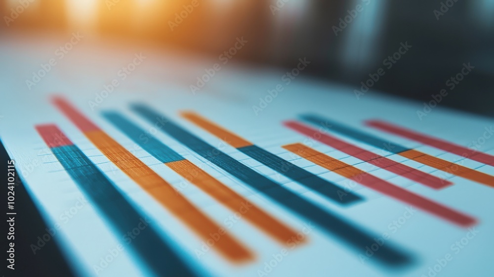 Flat design of financial graphs projected on a blank wall, cartoon flat design, perspective shot. Flat design of financial graphs projected on a blank wall, cartoon flat design, perspective shot.
