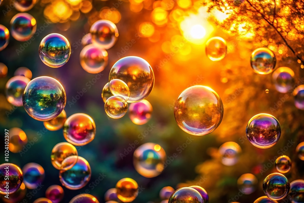Ethereal Bubbles Illuminated by Soft Light - Captivating Portrait Photography for Nature Lovers Ethereal Bubbles Illuminated by Soft Light - Captivating Portrait Photography for Nature Lovers