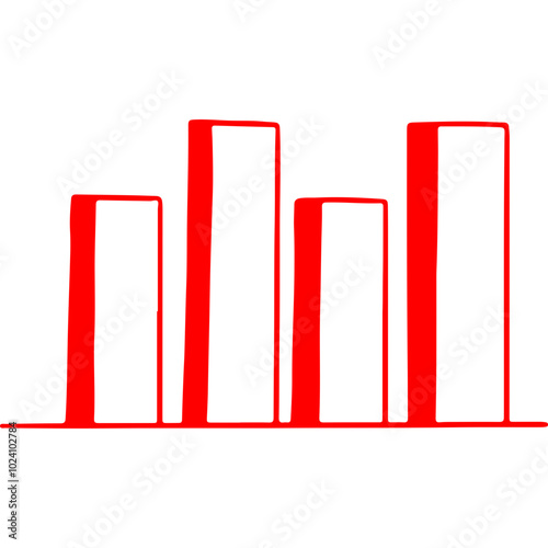 : Business infographics icons with different diagram vector illustration. Abstract data visualization, marketing charts and graphs. Business statistics, planning and analytics, forecasting growth rate
