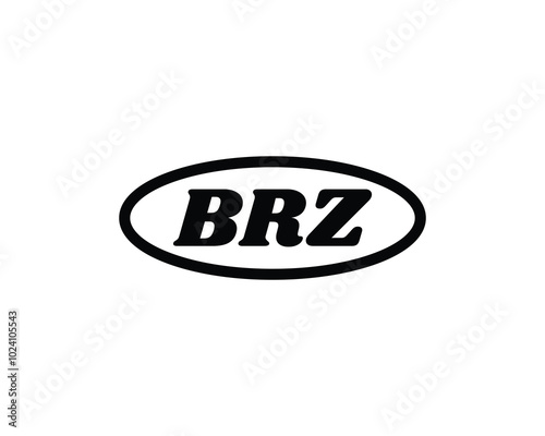 BRZ logo design vector template. BRZ