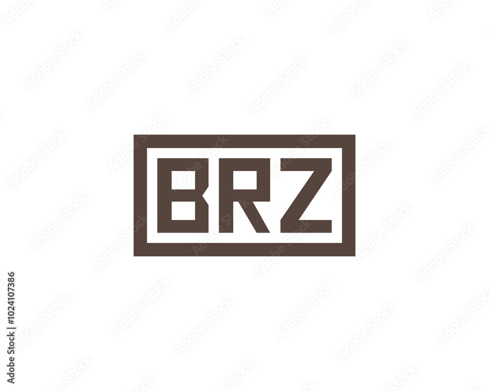 BRZ logo design vector template. BRZ BRZ logo design vector template. BRZ