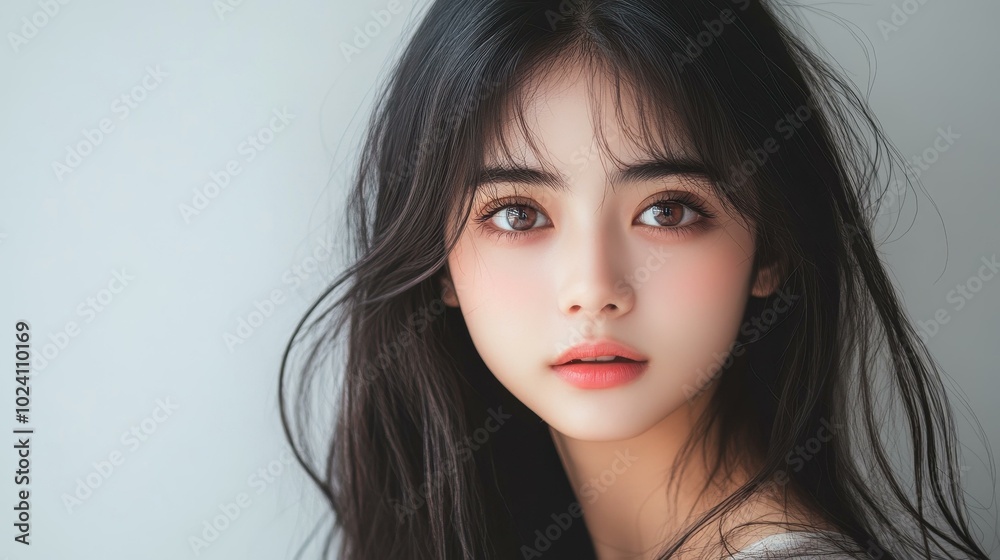 Vibrant Thai teenage girls flaunt long hair and big eyes, embracing modern styles that reflect youthful beauty. Vibrant Thai teenage girls flaunt long hair and big eyes, embracing modern styles that reflect youthful beauty.
