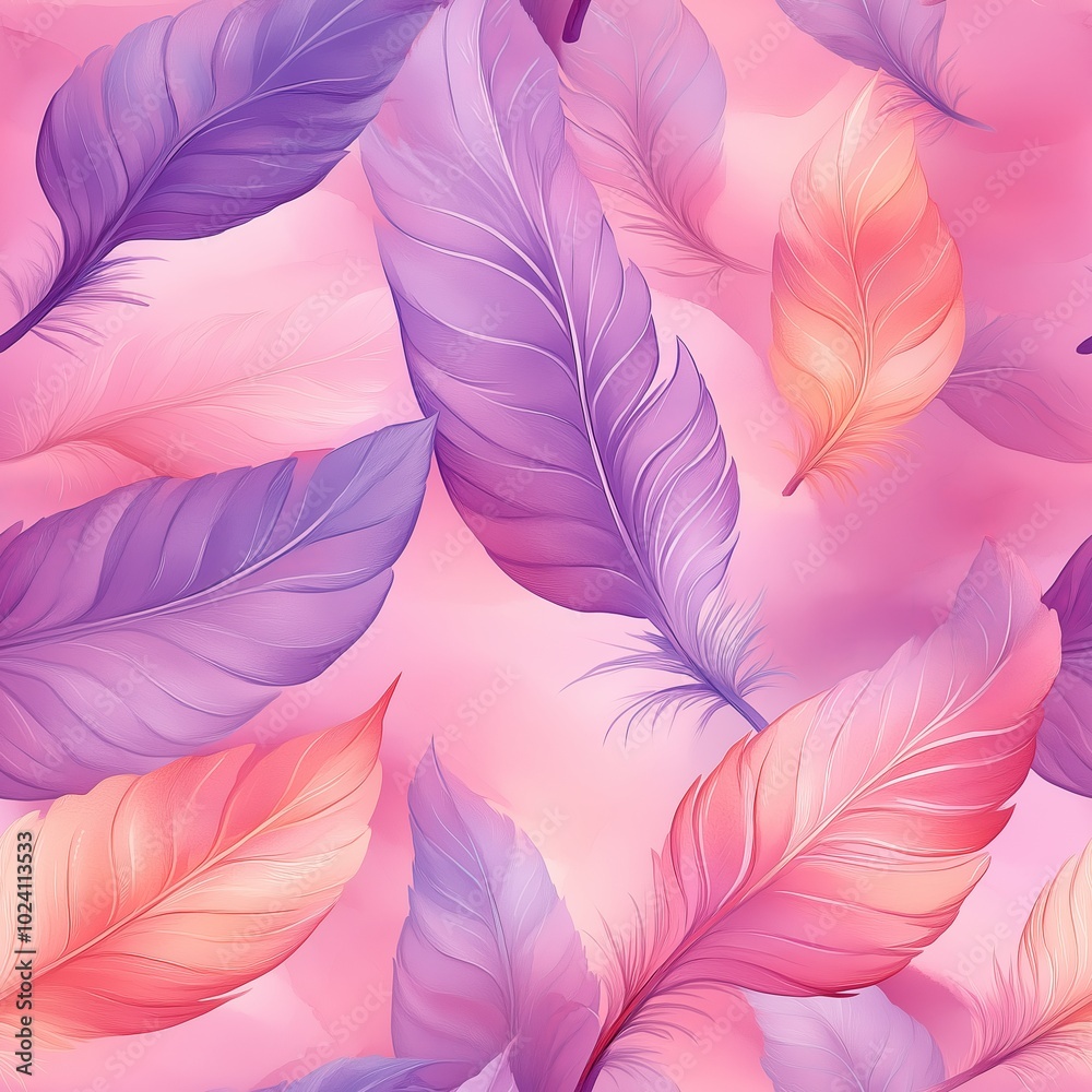 Fototapeta premium Generate a Mesmerizing Seamless Pattern Featuring Floral Designs for Textiles