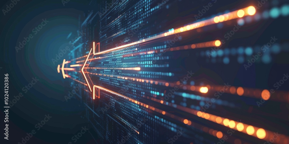 An illustration depicts dynamic arrows soaring across a backdrop filled with complex data visualizations, representing growth and direction in the analytical realm of business strategies. An illustration depicts dynamic arrows soaring across a backdrop filled with complex data visualizations, representing growth and direction in the analytical realm of business strategies.