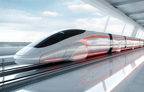 Train, ordinary train, high speed train, modern transportation system