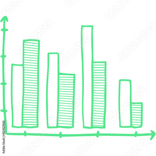 Business infographics icons with different diagram vector illustration. Abstract data visualization, marketing charts and graphs. Business statistics, planning and analytics, forecasting growth rates