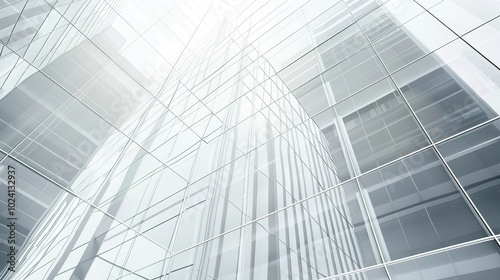 Grey White Line Building Structure 3D Background - a modern and architectural visual. The grey and white lines create a striking and structured atmosphere.