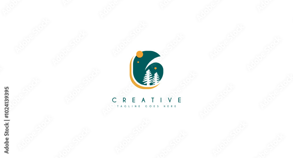 pine evergreen fir hemlock spruce conifer cedar coniferous cypress larch pinus tree forest vintage retro hipster line art Logo design pine evergreen fir hemlock spruce conifer cedar coniferous cypress larch pinus tree forest vintage retro hipster line art Logo design