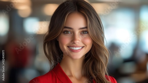 a smiling air hostess greets warmly with a hand gesture embodying hospitality and professionalism set against a transparent background that highlights her approachable demeanor