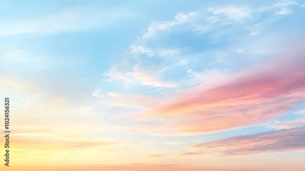 A dusk sky with dramatic, multi-colored clouds, providing an atmospheric and artistic background for advertisements. The warm hues blend seamlessly, making it perfect for showcasing luxury products A dusk sky with dramatic, multi-colored clouds, providing an atmospheric and artistic background for advertisements. The warm hues blend seamlessly, making it perfect for showcasing luxury products