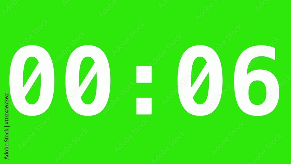10 Seconds Countdown Timer On Green Screen 10 Seconds Countdown Timer On Green Screen