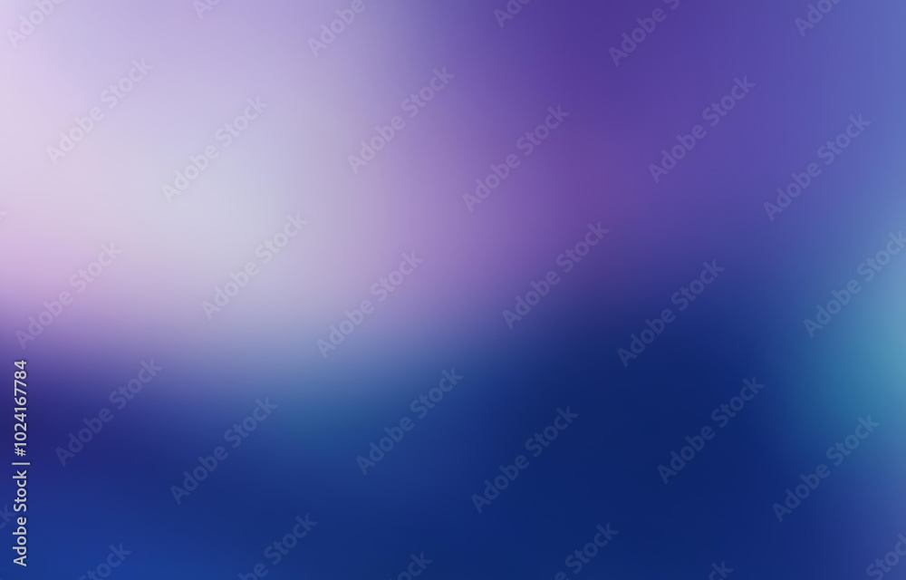 Fototapeta premium A blurred gradient background transitioning from white to purple to blue.