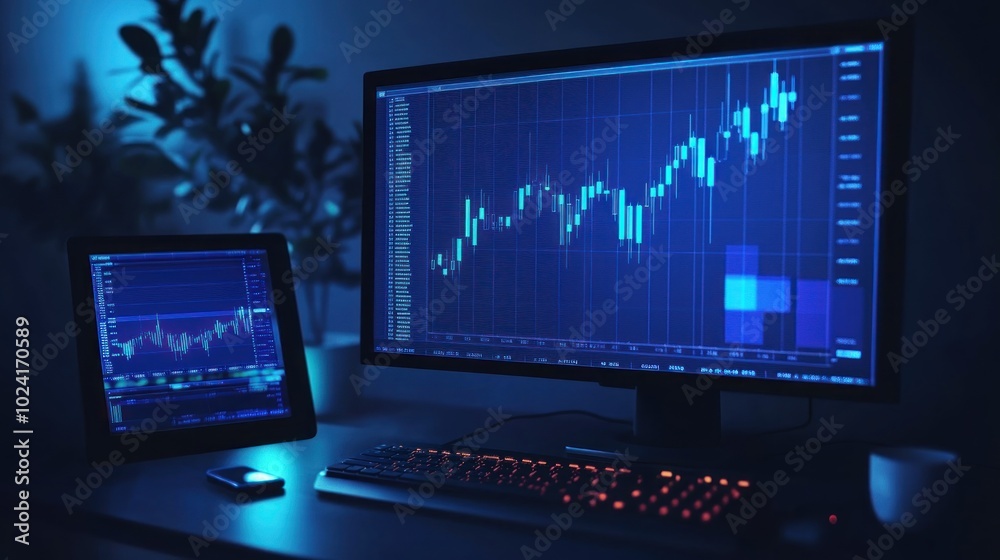 Trading Charts and Graphs in a Dark Room Trading Charts and Graphs in a Dark Room