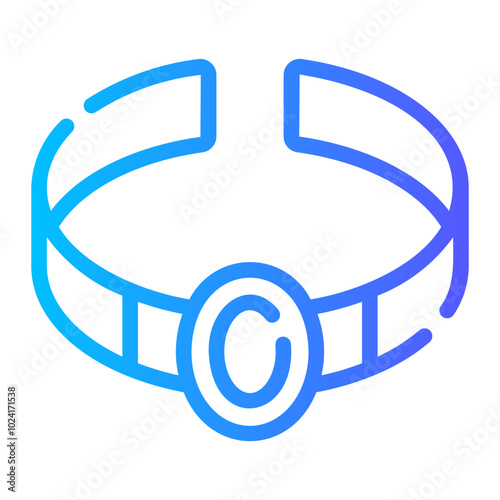 bangle Line Gradient Icon