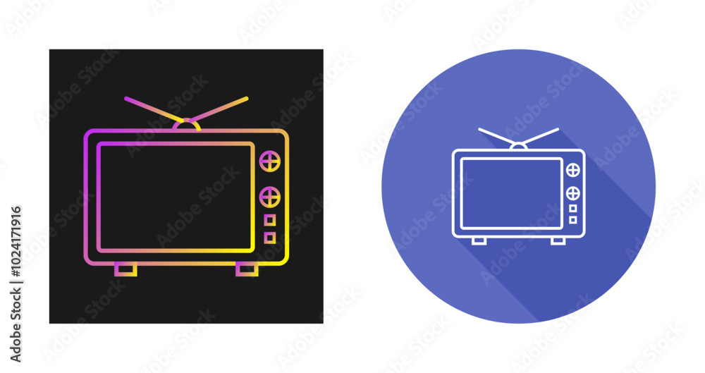 Television Vector Icon Television Vector Icon