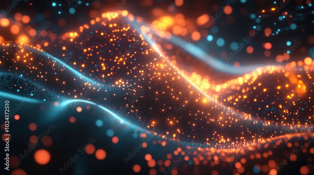Vibrant Tech Particles in Motion Vibrant Tech Particles in Motion