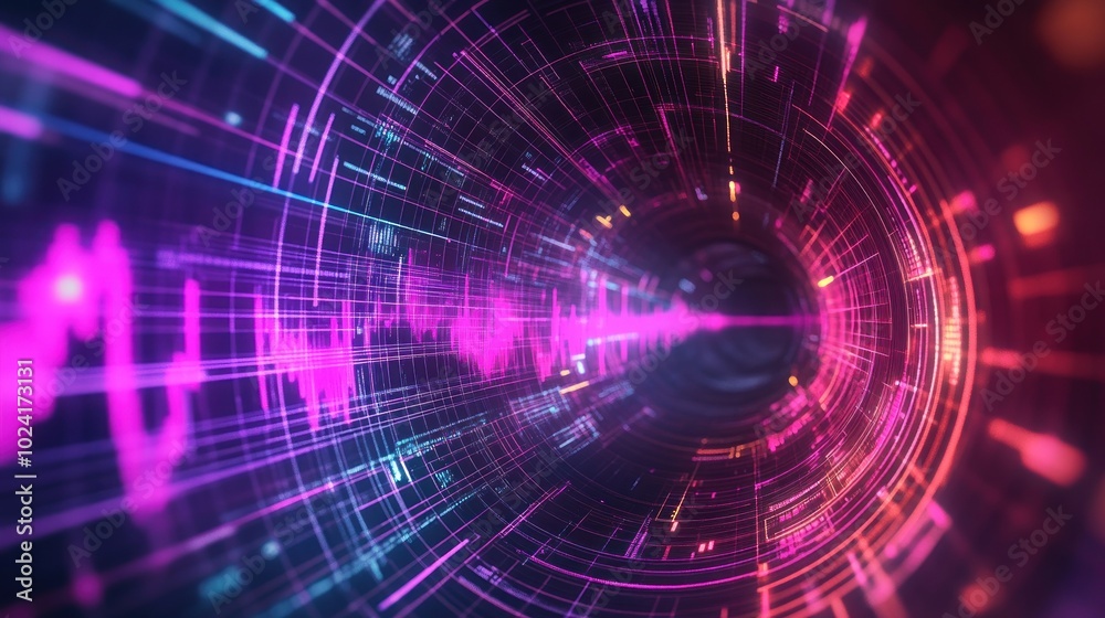 Stunning Abstract AI Visualization Effect Stunning Abstract AI Visualization Effect