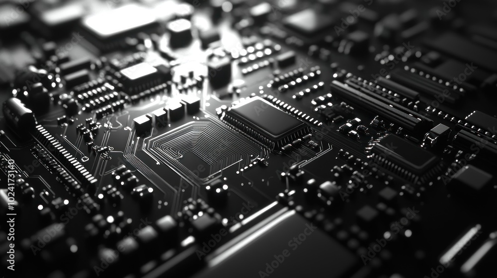 Modern Technology Circuit Board Background Modern Technology Circuit Board Background