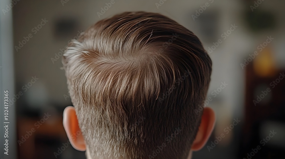 Time-lapse video showing the journey of hair regrowth, starting from balding patches and thinning hair, with visible progress over months leading to a fuller head of hair Time-lapse video showing the journey of hair regrowth, starting from balding patches and thinning hair, with visible progress over months leading to a fuller head of hair