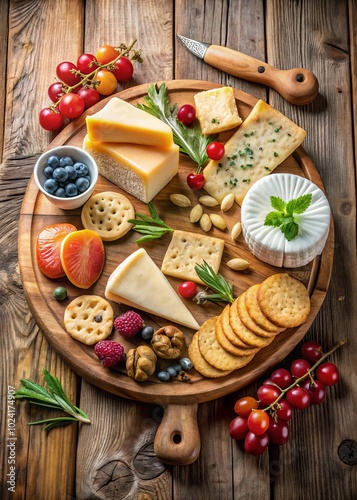 Cheese board and slice