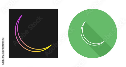 New Moon Vector Icon