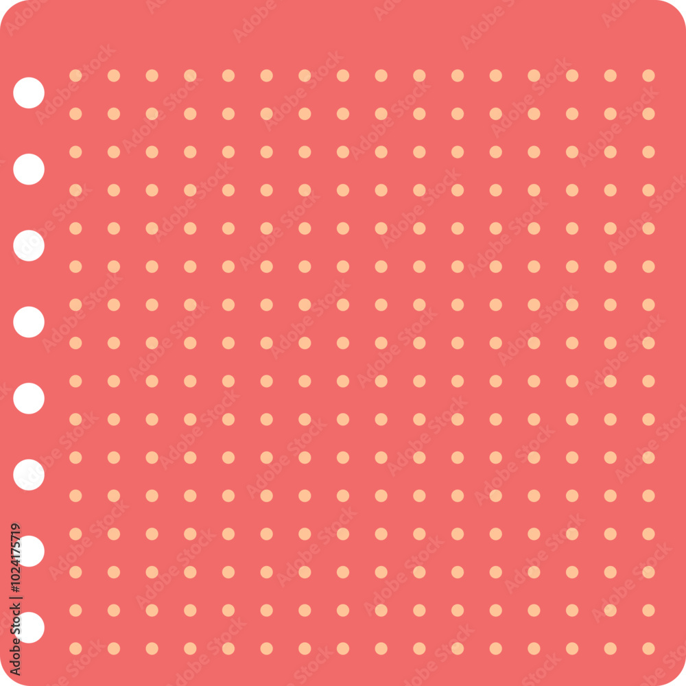 Cartoon note paper with dot line illustration. Cartoon note paper with dot line illustration.
