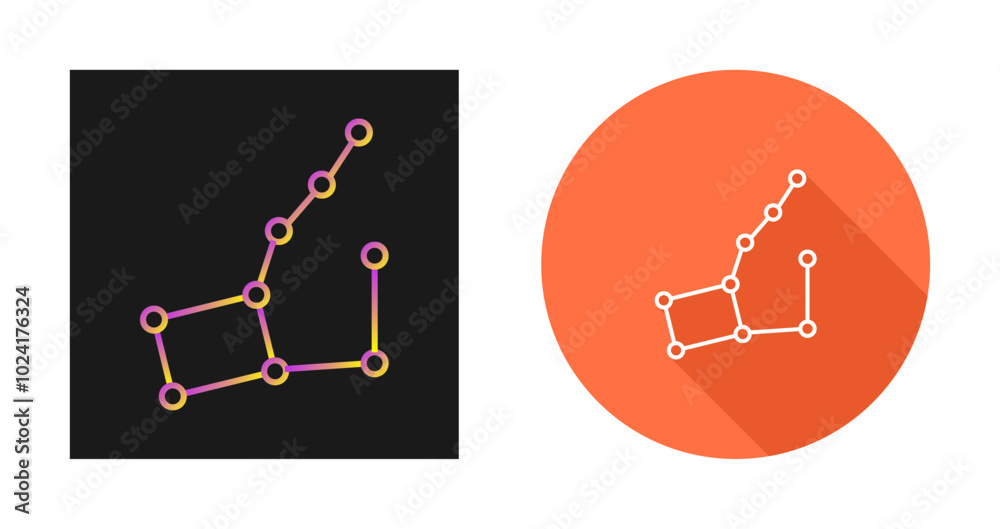 Constellation Vector Icon Constellation Vector Icon