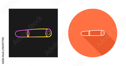 Cigar Vector Icon