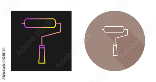 Paint Roller Vector Icon