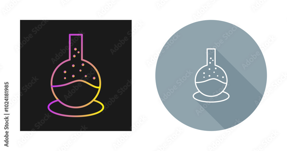 Bubbles from Experiment Vector Icon Bubbles from Experiment Vector Icon