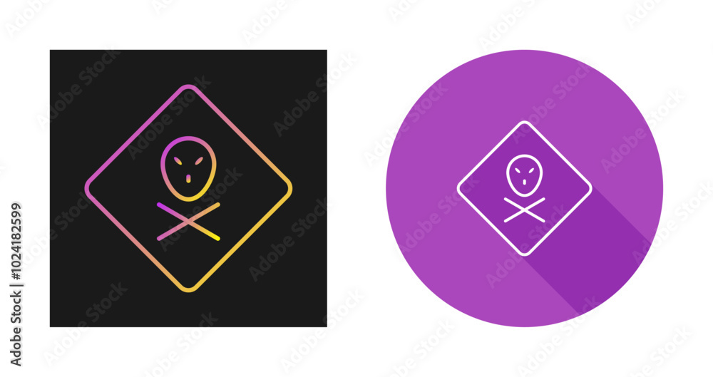 Hazard Vector Icon Hazard Vector Icon
