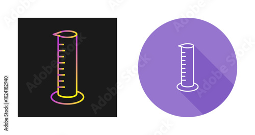 Graduated Cylinders Vector Icon