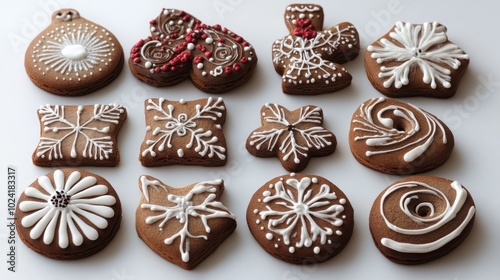 Christmas biscuits, gingerbread