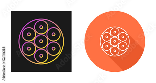 LED Light Vector Icon