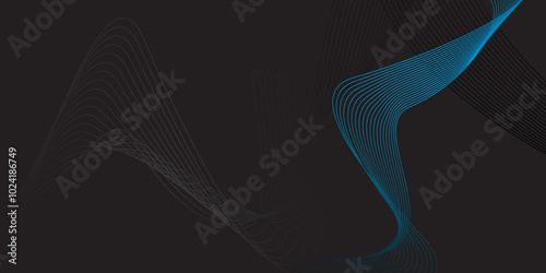 Abstract black background. Dark abstract background with flowing particles. Digital future technology concept. vector illustration. Abstract polygonal space low poly dark background, 3d rendering