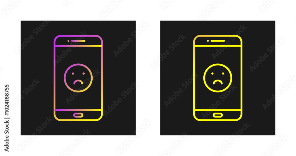 Sad Face Vector Icon