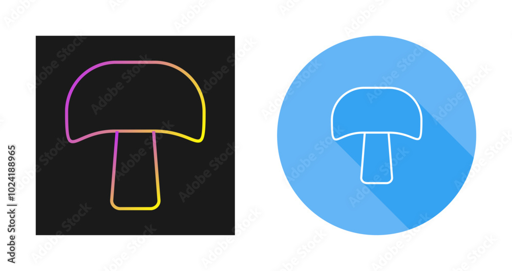 Mushroom Vector Icon