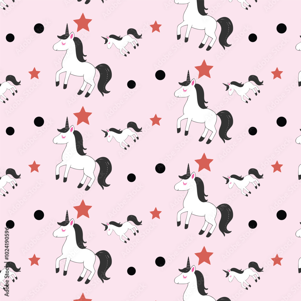 unicorn pattern illustration design unicorn pattern illustration design