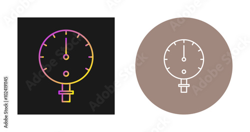 Manometer Vector Icon