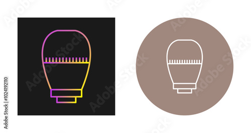 Thermostatic Head Vector Icon
