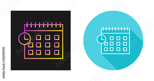 Scheduled Vector Icon
