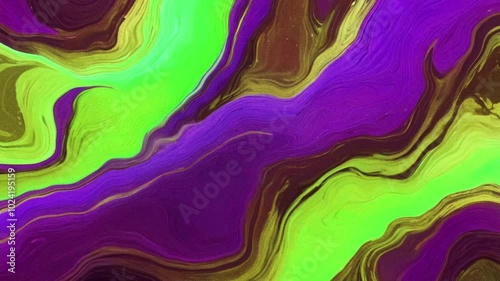 Dynamic Liquid multi colors abstract background. soft paint movement, swirling liquids motion, fluid particles, cell shading, soft lighting animation