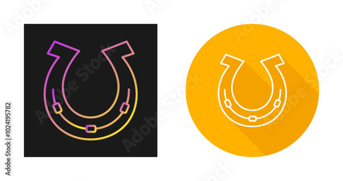 Horse Shoe Vector Icon