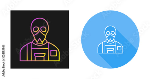 Gas Mask Vector Icon