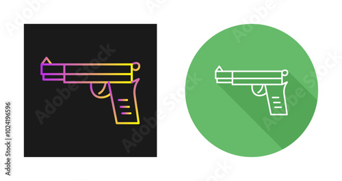 Pistol Vector Icon