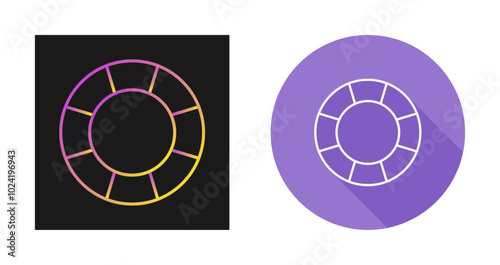 Life Saving Tube Vector Icon